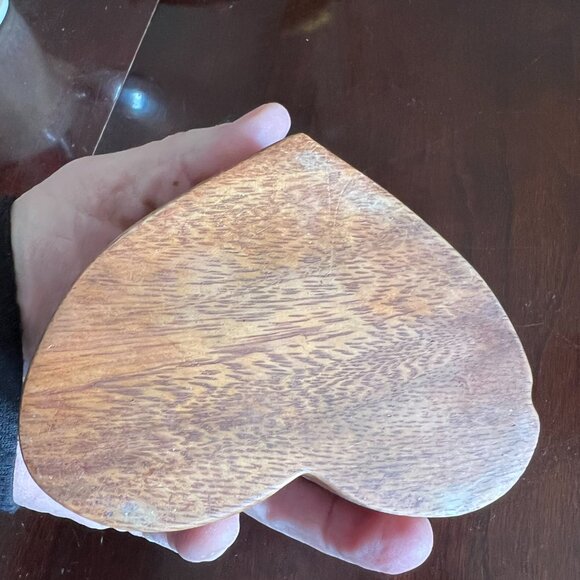Vintage Wood Heart Puzzle Box - Picture 6 of 6